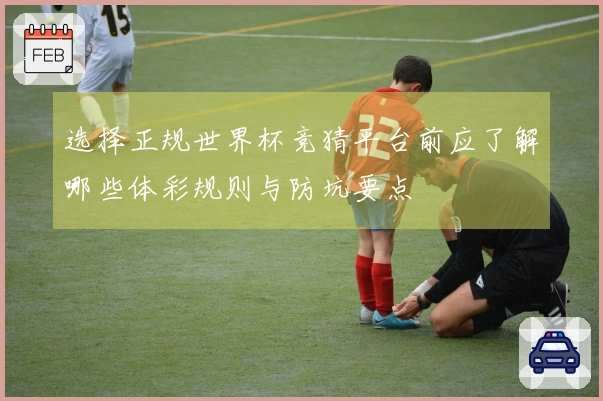 选择正规世界杯竞猜平台前应了解哪些体彩规则与防坑要点